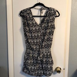 Black and White Romper (Forever 21)